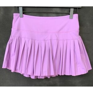 Goldhinge Pleated Tennis Skirt Purple Lavender Athletic Women S Pocket Golf